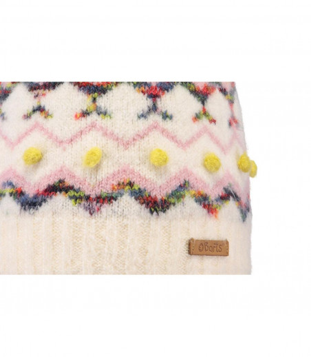 Kinder Bommel Mütze beige Motiv Kinder Bommel Mütze beige Motiv